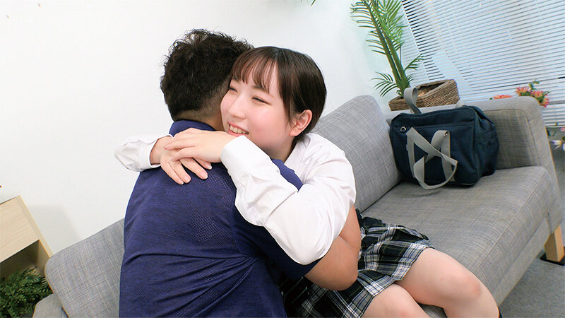 「【素人JK】制服美少女りあたん＆めろたんの甘々手コキプレイ！おじさんとの禁断中出しナンパ体験」のサムネイル