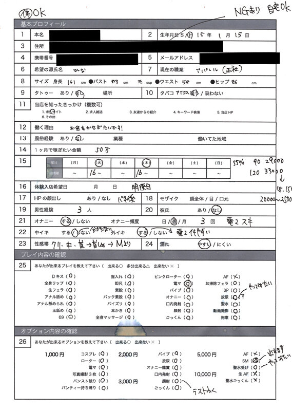 「風俗面接SEX盗撮 本番推奨風俗店の面接→SEX体験講習パーフェクト流出！！＃003 面接シロウト 4名255分」のサンプル画像2枚目