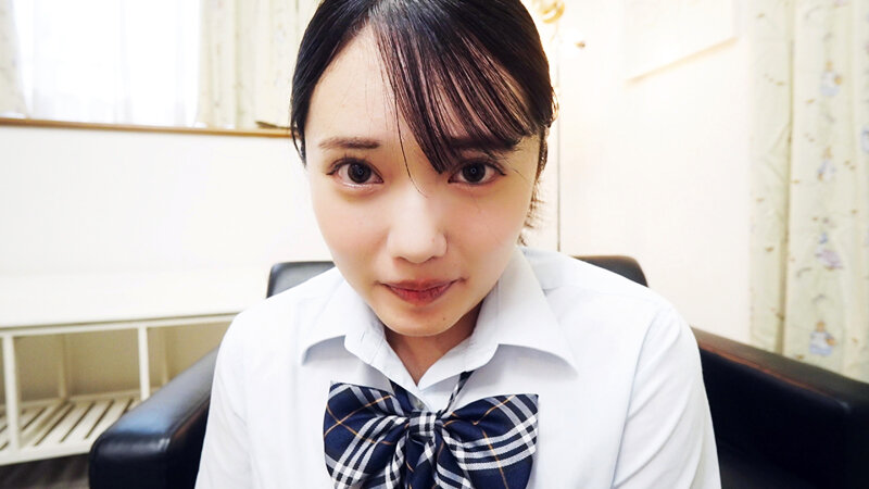 「八坂凪の美乳制服姿でオナサポ＆オナニー！一緒にイける興奮の誘惑プレイ」のサムネイル