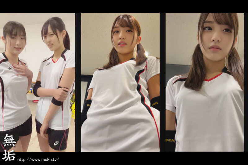 「170cm高身長女子バレー部がまさかの全員ドスケベ。 汗の匂いが香る部活女子達が肉食痴女責めハーレム逆4P 木下ひまり 入間茜 滝ゆいな」のサンプル画像2枚目
