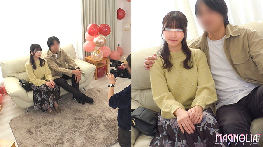 「『メモリアルヌード撮影中の人妻に共演男性モデルが夫よりもはるかに大きいデカチンを見せつけるとどうなってしまうのか！？』グラマラス人妻がなされるがままヌード撮影♪初対面デカチンに子宮が疼き、夫公認本気の中出し交尾♪【街角素人モニタリング♯まゆこ♯25歳】」のサンプル画像1枚目