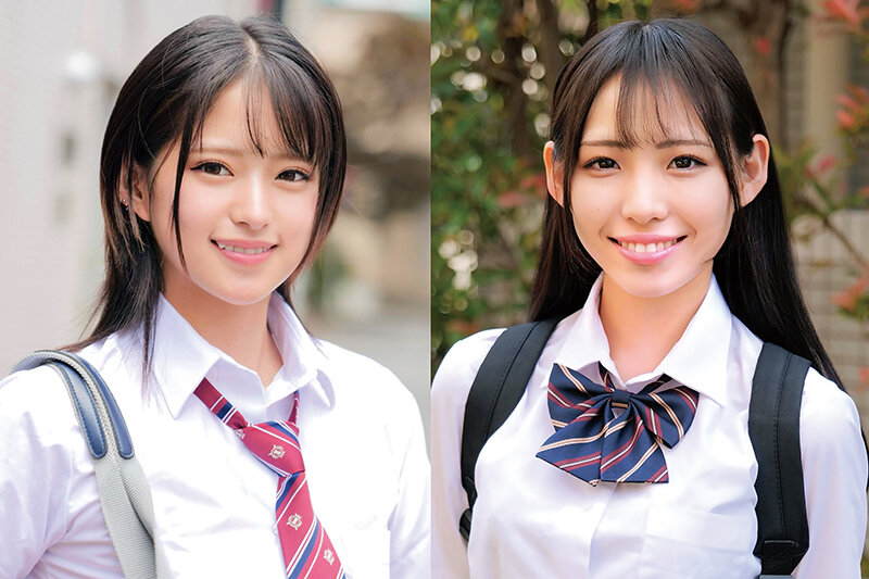 「超ニコニコで優しそうな笑顔のバブみある制服少女が挑戦!?おっぱいチューチュー吸わせておち○ぽをよちよち甘やかし射精させる授乳手コキ&連続中出し筆下ろしSEX みつきちゃん りつちゃん」のサンプル画像1枚目