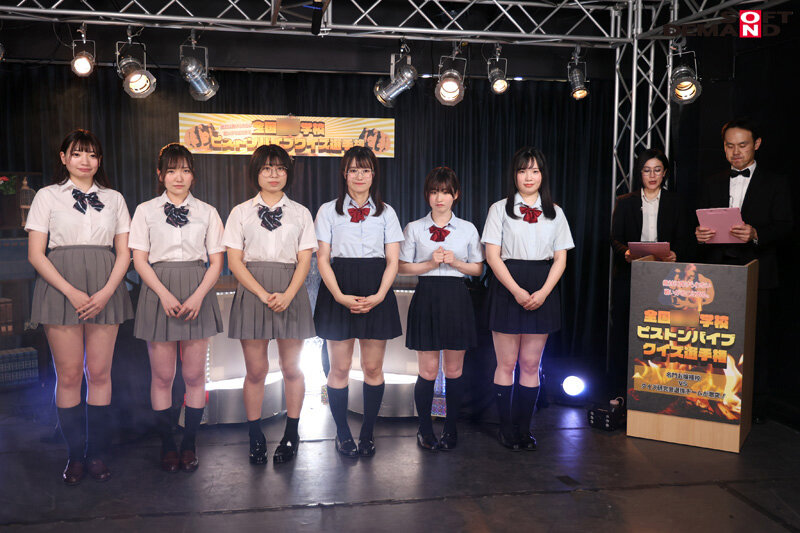 「インテリ女子○生達が激突！ 全国○校生ピストンバイブクイズ選手権 ～答えられなかったらおマ○コピストンの勢い倍増！波乱万丈の青春クイズバラエティ～」のサンプル画像13枚目