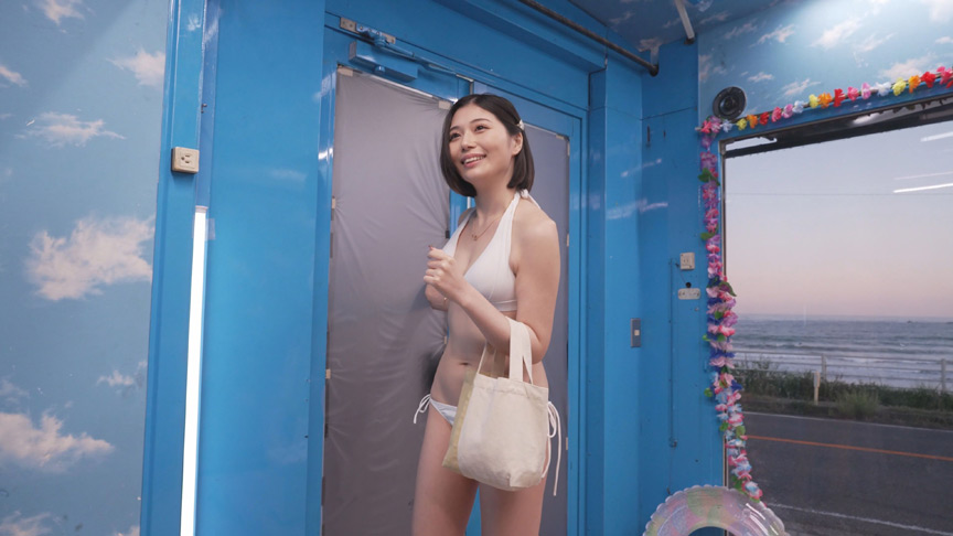 「マジックミラー号 水着女子ギリギリディルド~みれいちゃん編~」のサンプル画像1枚目