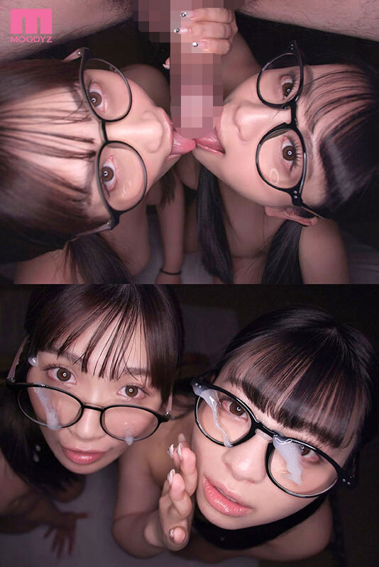 「修学旅行中、地味メガネ巨乳をお風呂に誘ったら… ビチョ濡れでW爆乳揉みまくり中出しできちゃった普段は地味な僕…。 花柳杏奈・美園和花」のサンプル画像4枚目