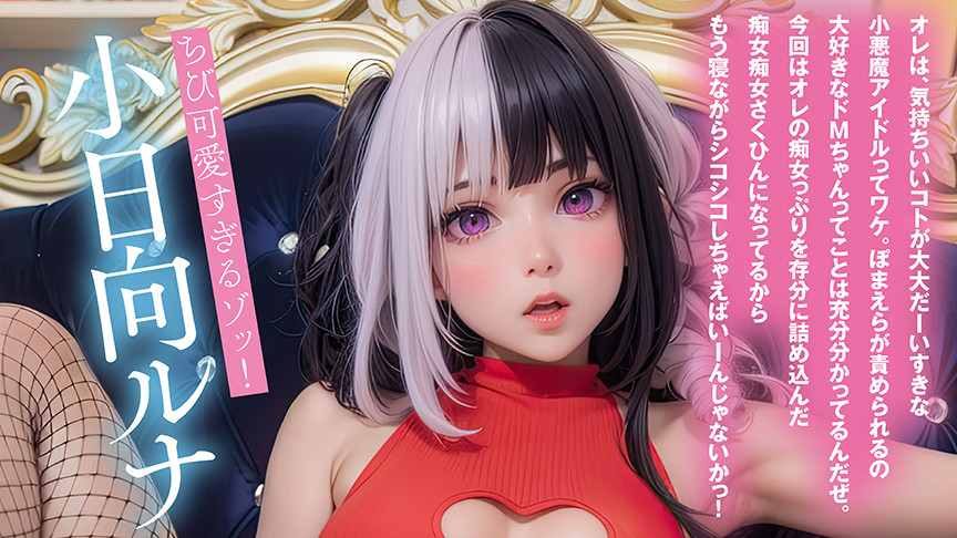 「【最強進化】騎乗位大好き！萌えボイスAIアイドル 小日向ルナがアナタを見つめて痴女責めフルスロットル【フルAI美少女】」のサンプル画像1枚目