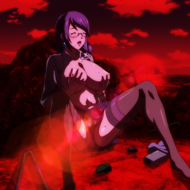 「OVA 受胎島 ＃1 『どうしてアンタみたいなブサ男に種付けされなきゃいけないのよ！？』」のサンプル画像1枚目