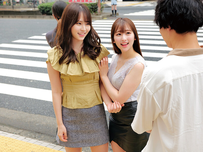 「【童貞君を探し出して筆おろしセックス出来たら100万円！？】親友の素人娘2人が童貞求めてはじめての逆ナンパ！！りのゃん じゅんちゃんWカワイイ看護師さん！オナニーじゃないと射精できない遅漏チ○ポを気持ちよーく改善治療///W白衣の天使がヌキヌキハーレムご奉仕//…」のサンプル画像2枚目