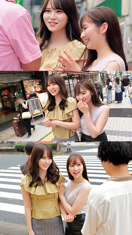 「【童貞君を探し出して筆おろしセックス出来たら100万円！？】親友の素人娘2人が童貞求めてはじめての逆ナンパ！！りのゃん じゅんちゃんWカワイイ看護師さん！オナニーじゃないと射精できない遅漏チ○ポを気持ちよーく改善治療///W白衣の天使がヌキヌキハーレムご奉仕//…」のサンプル画像8枚目