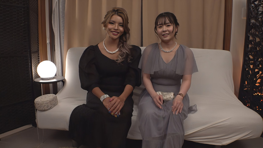 「【素人】黒咲さん＆桜庭さんの初撮り体験！E★素人DXで魅せる恥じらいプレイ」のサンプル画像1枚目