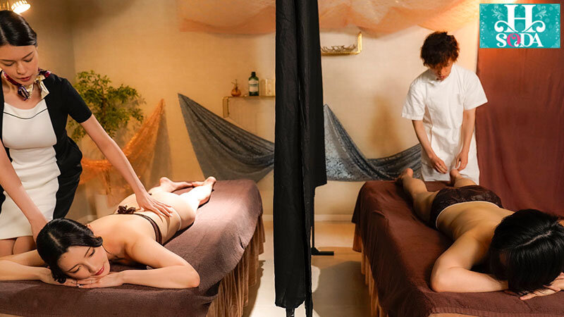 「マジックミラーNTRエステ 隣で美乳スレンダーな彼女が寝取られているのに、僕は巨乳お姉さんの凄テクに抗えず、生中セックスしてしまった。」のサンプル画像5枚目