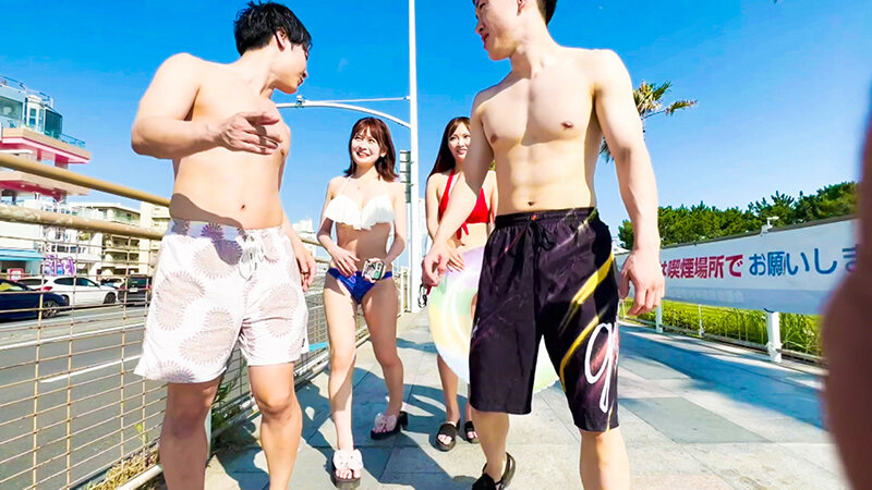 「【素人ナンパ】ビキニ水着の美女をハメ撮り中出し！スタイル抜群ギャルと濃厚SEX」のサムネイル