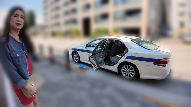 「僕とおちんちんのついている彼女の一日、タクシーデート3 姫野じゅり」のサンプル画像1枚目