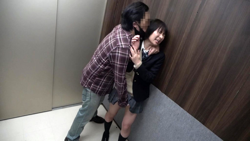 「女子○生尾行エレベーター痴●わいせつ映像」のサンプル画像15枚目