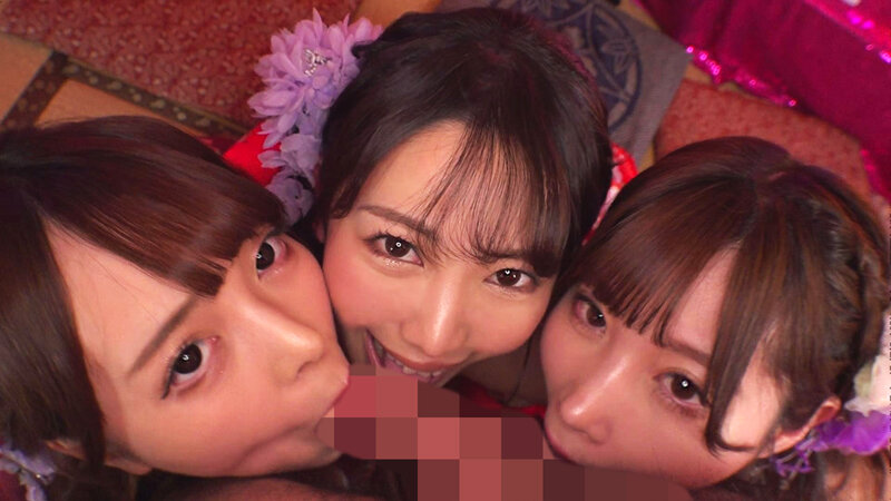 「迷い込んだ先は極上の遊郭…妖艶なささやきと舐めテクでとことん焦らす極乳ハーレム遊郭」のサンプル画像14枚目