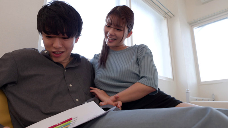 「内見の同行で来た不動産OLがノーブラノーパン！？隠し切れない巨乳を見せつけ密着誘惑して来て童貞チ○ポはフル勃起！！我慢できずに賃貸契約ナマナカSEX！！」のサンプル画像10枚目