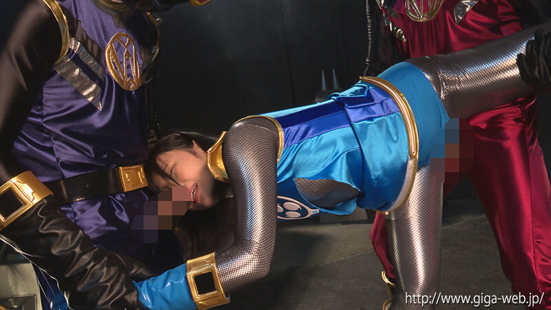 「スーパーヒロイン絶体絶命！！Vol.93 聖忍戦隊カゲレンジャーカゲブルー 恐怖の闇の一族！カゲキラー兄弟登場！！ 角名つむぎ」のサンプル画像13枚目
