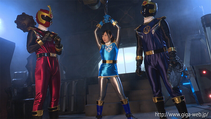 「スーパーヒロイン絶体絶命！！Vol.93 聖忍戦隊カゲレンジャーカゲブルー 恐怖の闇の一族！カゲキラー兄弟登場！！ 角名つむぎ」のサンプル画像8枚目