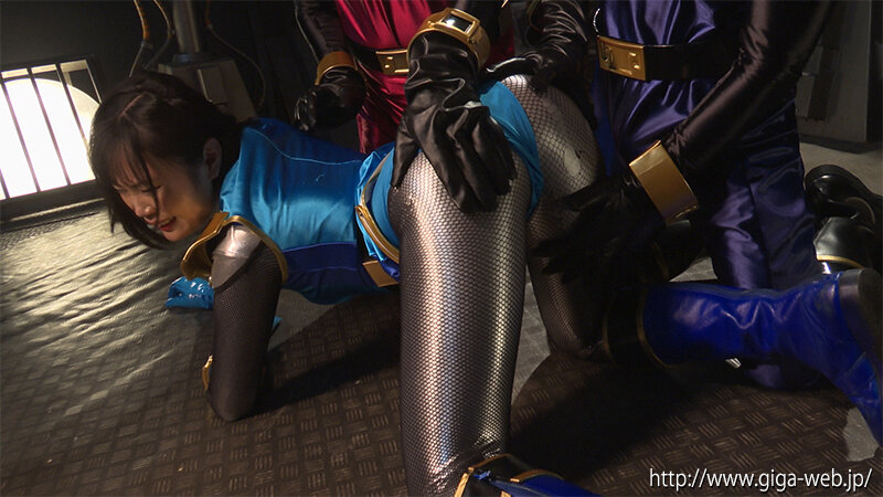 「スーパーヒロイン絶体絶命！！Vol.93 聖忍戦隊カゲレンジャーカゲブルー 恐怖の闇の一族！カゲキラー兄弟登場！！ 角名つむぎ」のサンプル画像9枚目