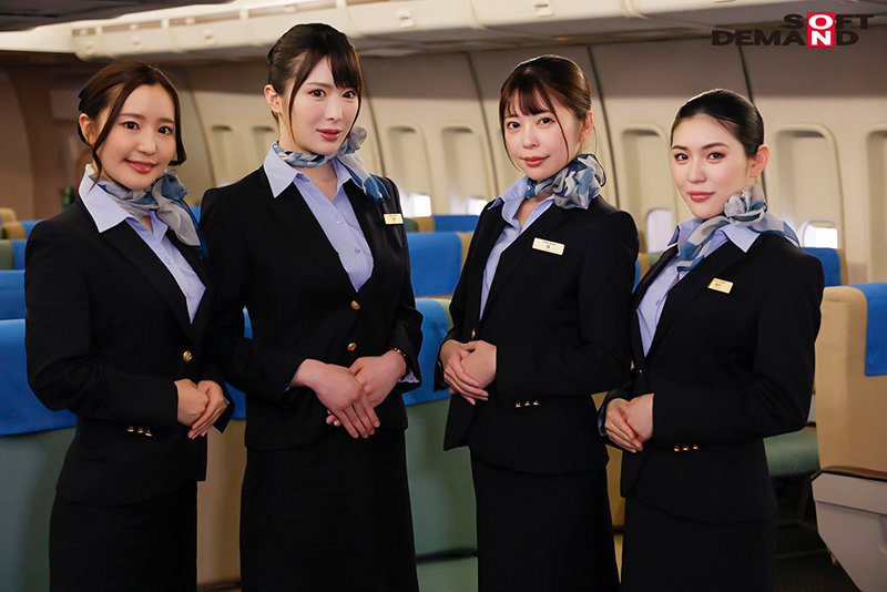 「「制服・下着・全裸」でおもてなし またがりオマ○コ航空14 中出し騎乗位便」のサンプル画像15枚目