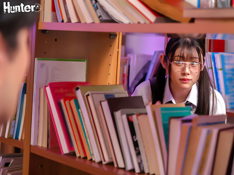 「むっつり文学女子と5秒目が合えばエッチできるマッチング図書館!2」のサンプル画像4枚目