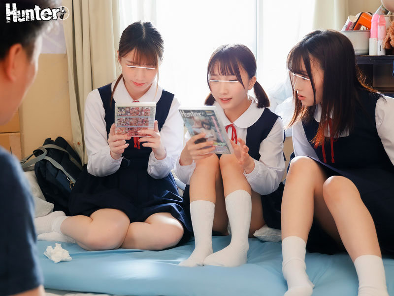 「「この部屋なんか股間がムズムズしてくる…」ボクの恥ずかしい汚部屋に興奮を覚えた近所の女の子とその友達に芋づる式中出し！昔よく遊んだ近所の女子」のサンプル画像5枚目