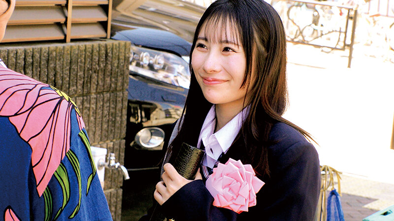 「【素人JK】卒業式直後の制服女子校生をナンパ!初体験で中出しされる敏感美少女」のサンプル画像8枚目