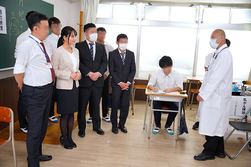 「羞恥！教員採用試験を合格した新任女教師が医師も看護師も男の病院で男性教諭と一緒に着任前健康診断を受けさせられる 2023」のサンプル画像19枚目