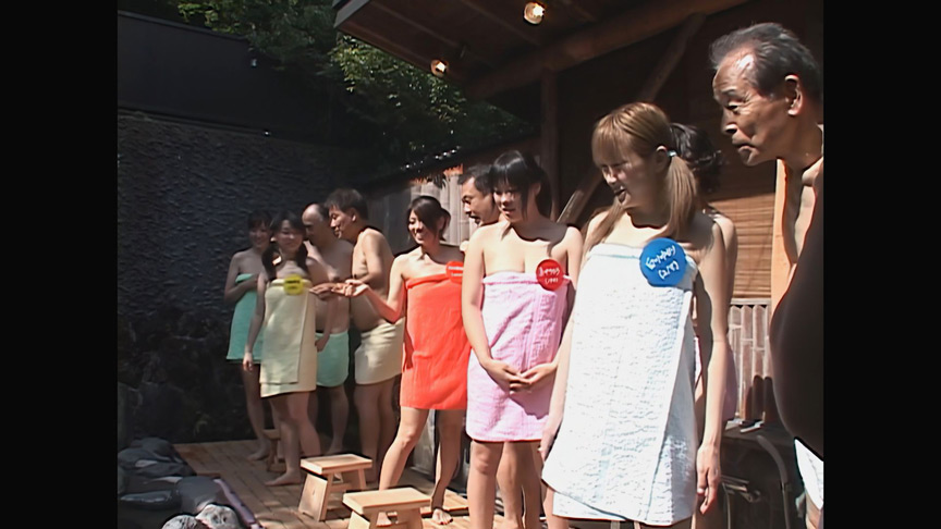 「【 AI リマスター版 】混浴露天風呂 近親相○（生）大乱交」のサンプル画像1枚目