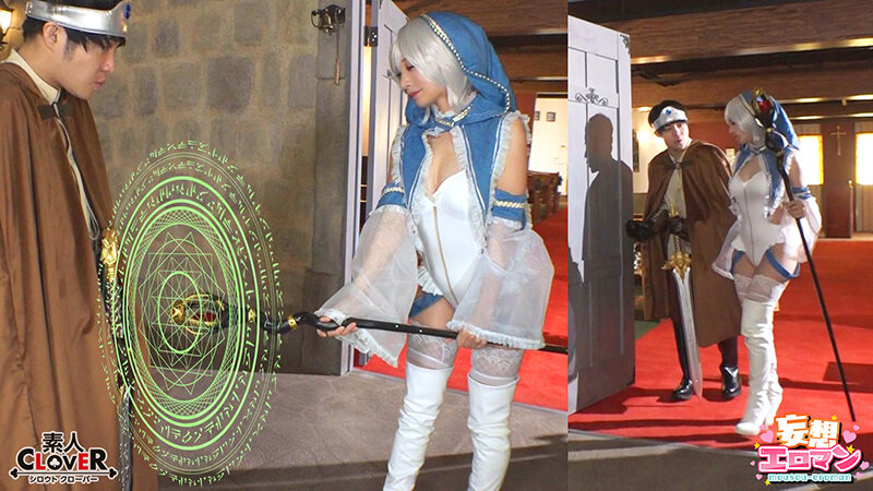 「【異世界ハーレム ～男が俺一人のパーティで好き放題のハーレムSEX～】 1淫魔導士の恩返しフェラ 2爆乳女戦士のパイズリ 3性職者の癒しフェラ 4勇者の3VS1乱交【妄想エロマン♯魔法使い（ノエル）＆戦士（アイーシャ）＆ヒーラー（エリス）】」のサンプル画像6枚目