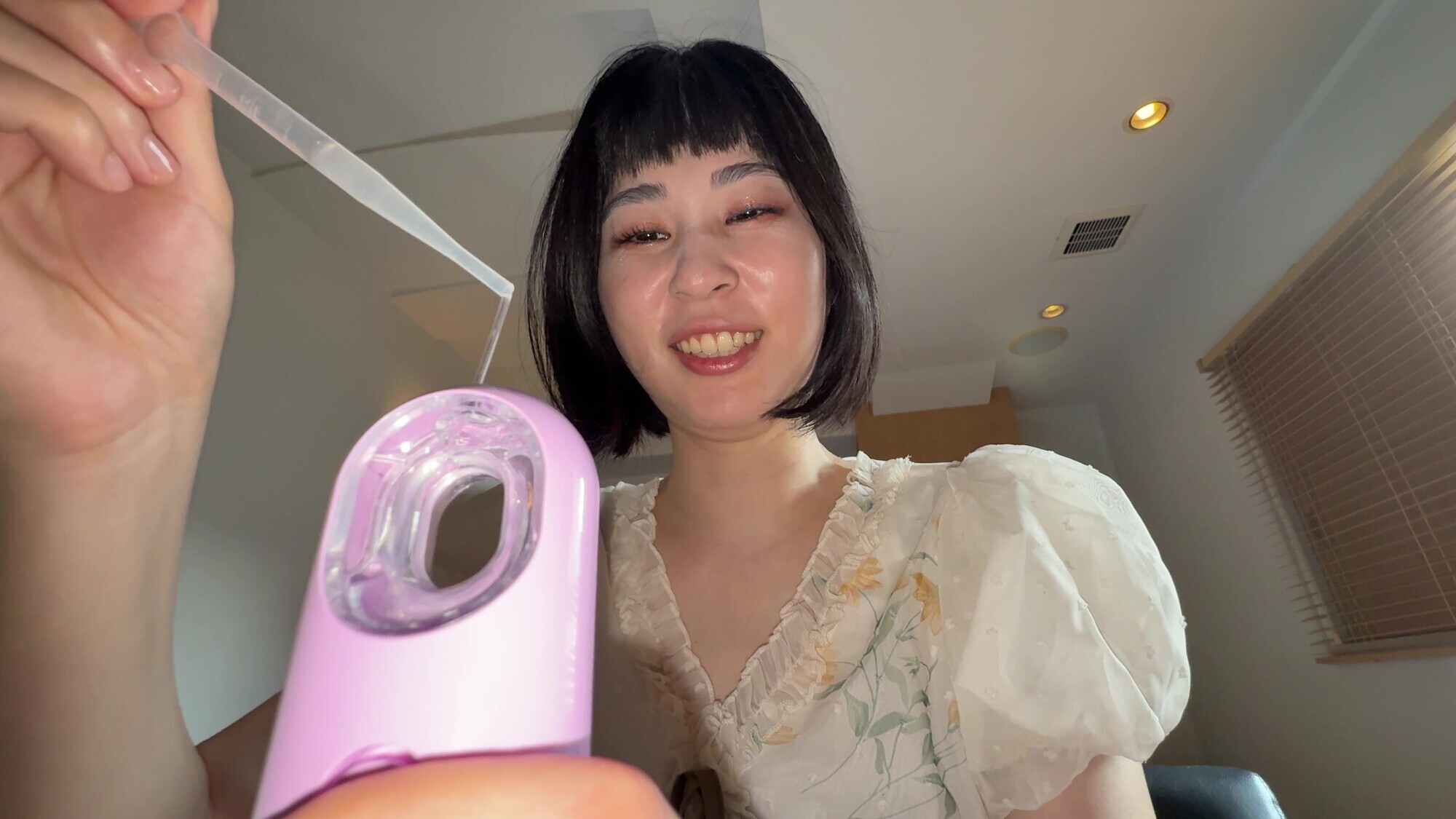 「【個人撮影】閲覧注意！大園明歩の唾液を加湿器で噴霧してみた！」のサンプル画像4枚目