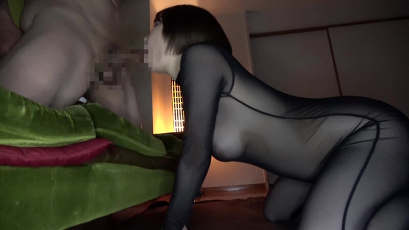 「【4K】研修でまさかの性処理業務 従順素直で爆乳な新入社員の誰にも言えないストレス発散方法は全身透け透けタイツ痴女 宍戸里帆」のサンプル画像14枚目