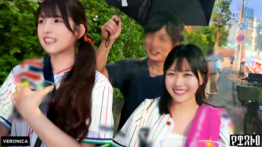 「ホームラン!野球観戦美少女ファン達と自宅で秘密のナイトゲーム!【こいろ/もか/まゆ/みずき】Ver.こいろ&もか」のサンプル画像1枚目