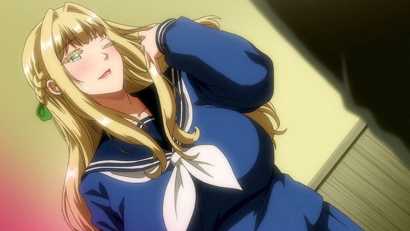 「OVA聖華女学院公認竿おじさん ＃4 金髪爆乳生徒会長ルイーザ・リヒター」のサンプル画像2枚目