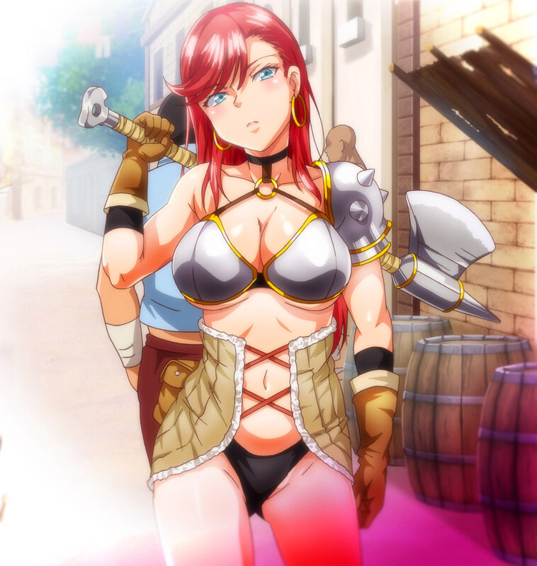 「OVA異世界ヤリサー ＃1 女戦士と新米女冒険者 異世界でもハメちゃうっしょw」のサンプル画像1枚目