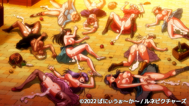 「OVA巨乳エルフ母娘催● ＃1 エルフの国を蹂躙する男。汚された女王と姫」のサンプル画像4枚目