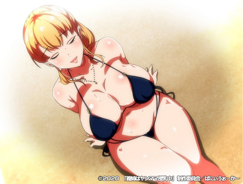 「OVA義姉はヤンママ授乳中＃2 水着と浴衣と混浴温泉」のサンプル画像4枚目