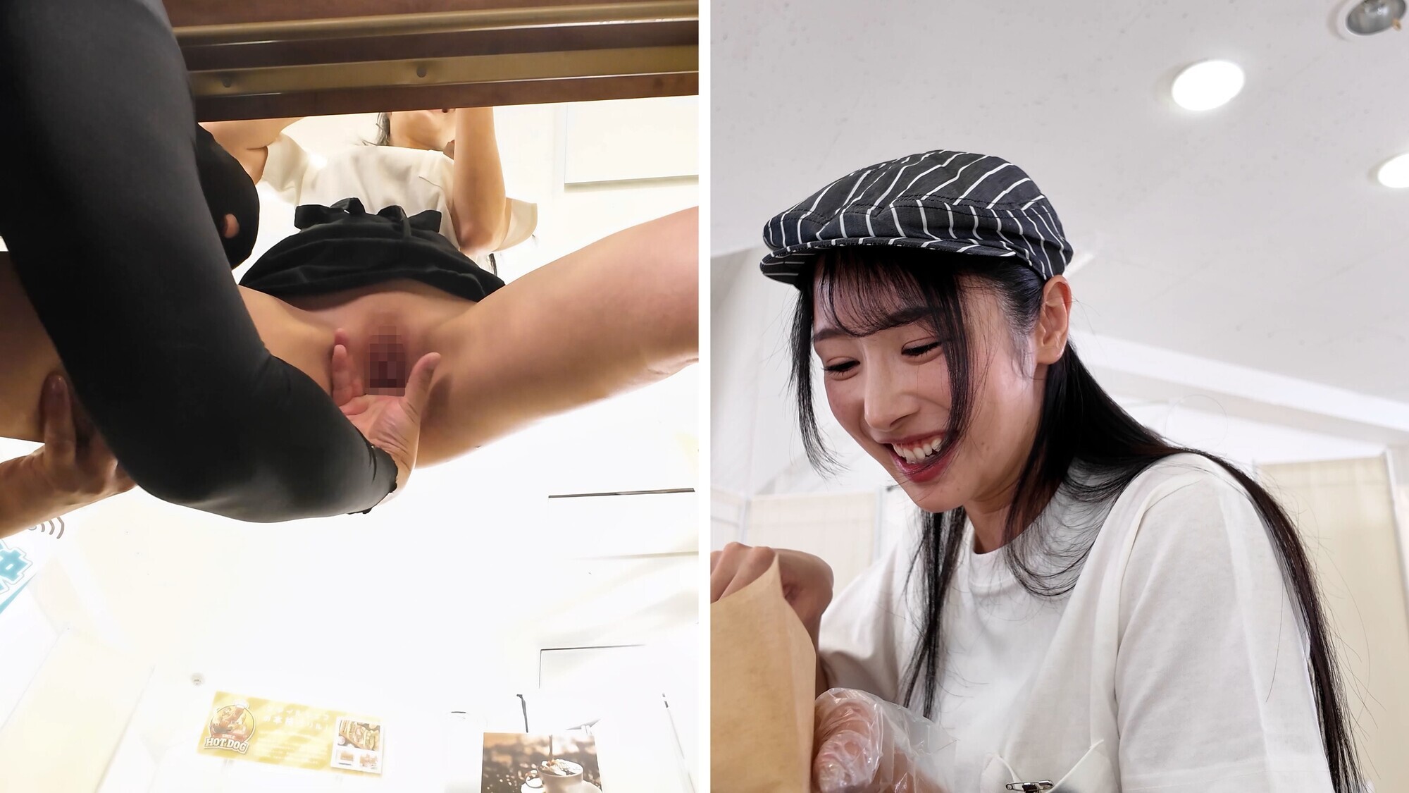 「【配信限定】人気 AV 女優が挑戦!商業スペースでイカサレホットドッグ販売! 小野坂ゆいか 望月つぼみ」のサンプル画像7枚目
