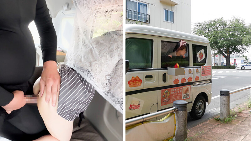 「人気 AV 女優が挑戦！イカサレ屋台の中で 潮吹きながらホットドッグ売ってください！逢月ひまり 小坂ひまり」のサンプル画像7枚目